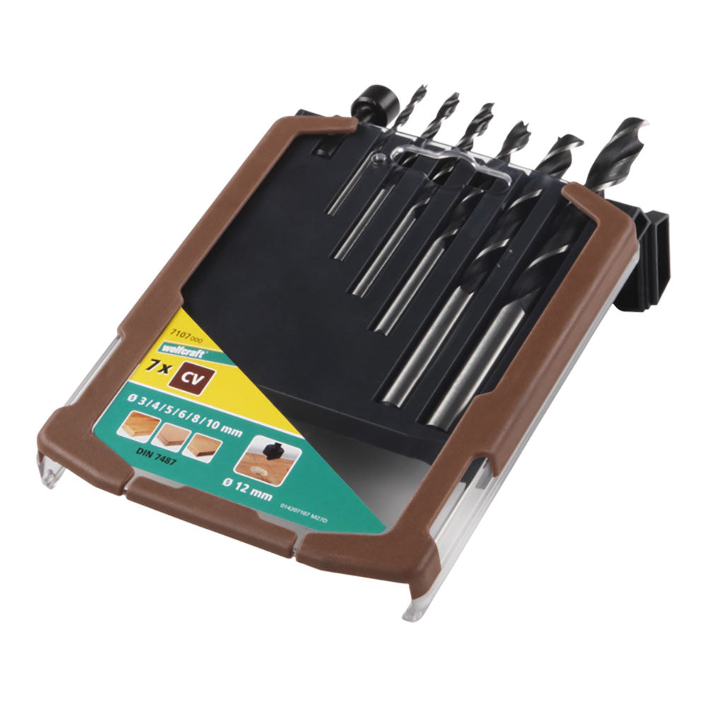 Broca para madeira, Ã¸3-10 mm, conjunto de 7 peÃ§as_0