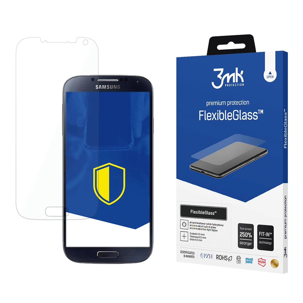 Hybrid glass 3mk FlexibleGlass™ for Samsung Galaxy i9500 S4_0
