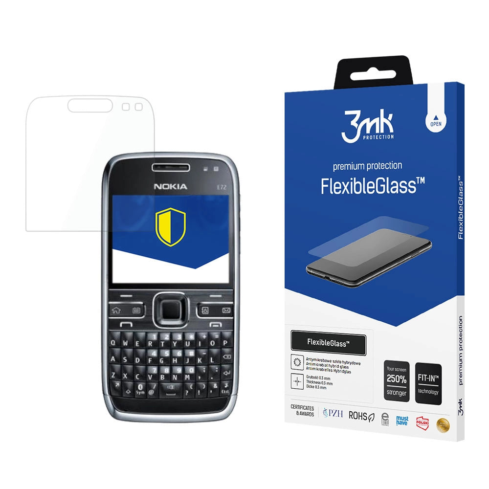 Hybrid glass 3mk FlexibleGlass™ for Nokia E72_0
