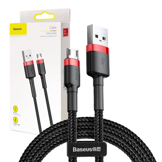 Baseus Cafule Micro USB Cable 2A 3m (Black+Red)_0