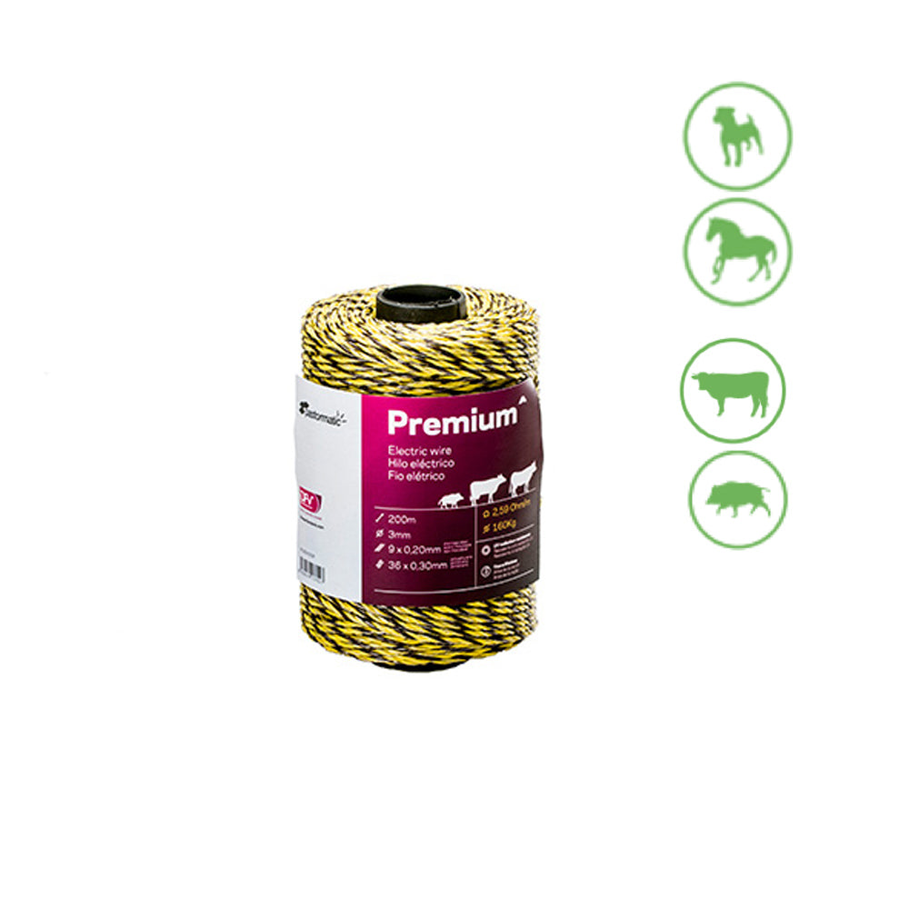 CordÃ£o condutor 3mm 200m pastormatic_0