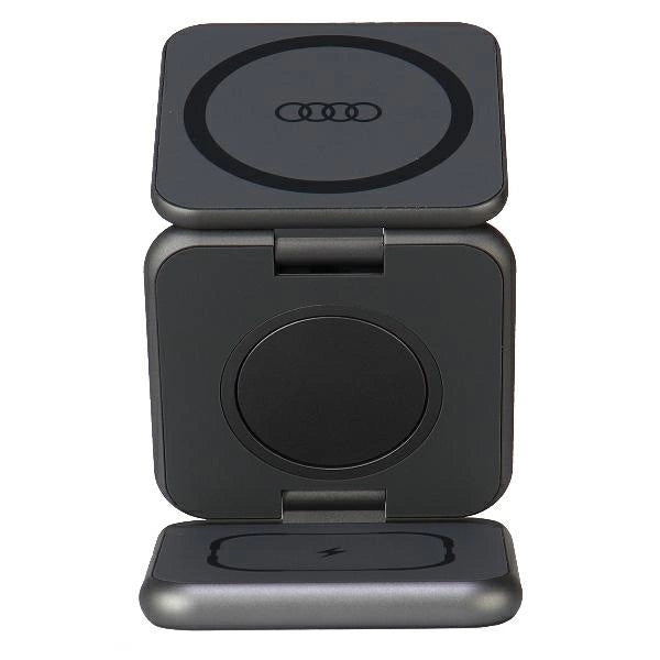 Audi Big Logo foldable inductive charger 3in1 0 - gray_0