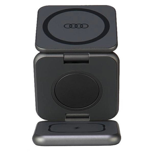 Audi Big Logo foldable inductive charger 3in1 0 - gray_0