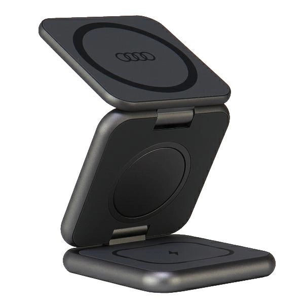 Audi Big Logo foldable inductive charger 3in1 0 - gray_2