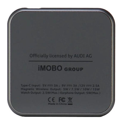 Audi Big Logo foldable inductive charger 3in1 0 - gray_7