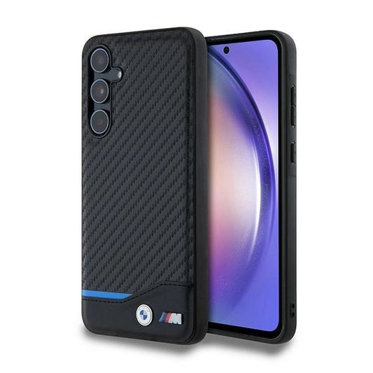 BMW Leather Carbon case for Samsung Galaxy A55 - black_0