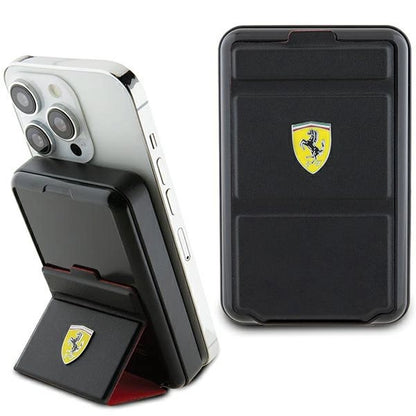 Powerbank Ferrari Metal Logo MagSafe induction 15W 10000 mAh with stand function - black_0