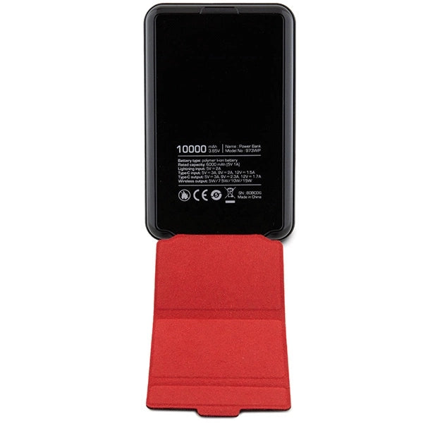 Powerbank Ferrari Metal Logo MagSafe induction 15W 10000 mAh with stand function - black_3