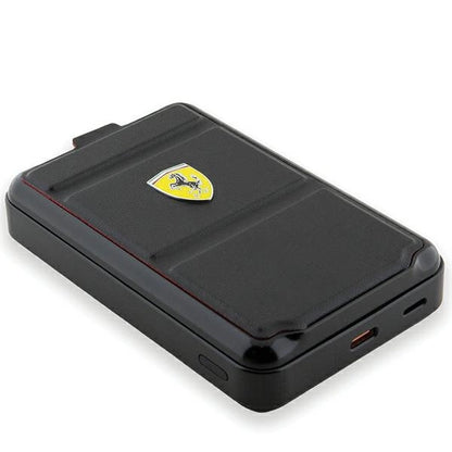 Powerbank Ferrari Metal Logo MagSafe induction 15W 10000 mAh with stand function - black_4
