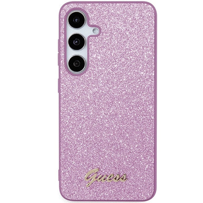 Guess Glitter Script case for Samsung Galaxy S24+ - purple_2