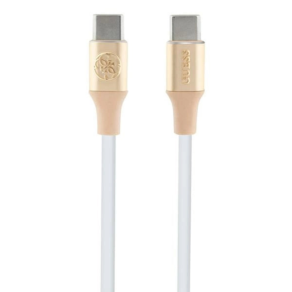 Guess Ebossed Logo USB-C / USB-C Cable 1.5m Fast Charging - Gold_0