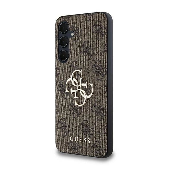 Guess 4G Big Metal Logo case for Samsung Galaxy A35 - brown_1