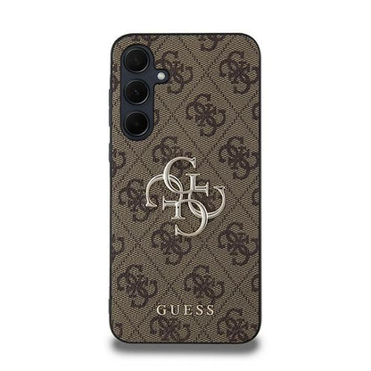 Guess 4G Big Metal Logo case for Samsung Galaxy A35 - brown_2