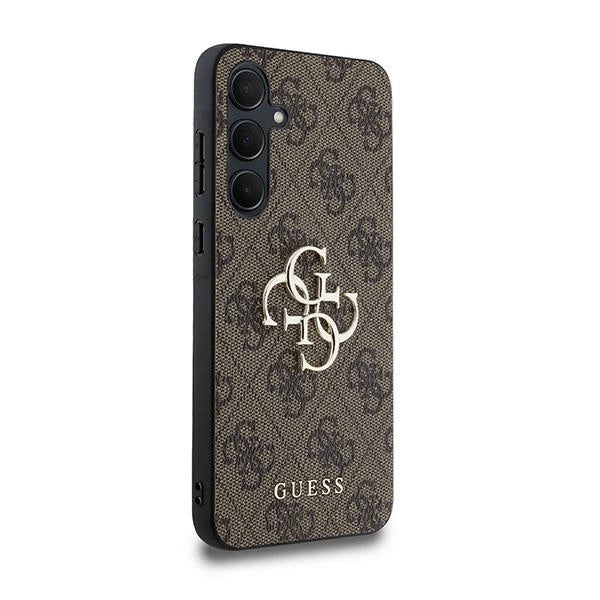 Guess 4G Big Metal Logo case for Samsung Galaxy A35 - brown_3