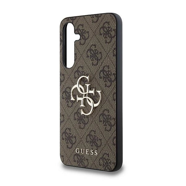 Guess 4G Big Metal Logo case for Samsung Galaxy A35 - brown_5