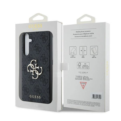 Guess 4G Big Metal Logo case for Samsung Galaxy A35 - black_7