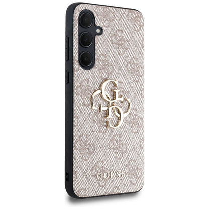 Guess 4G Big Metal Logo case for Samsung Galaxy A35 - pink_3