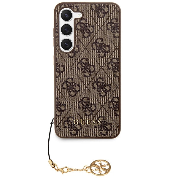 Guess 4G Charms Collection case for Samsung Galaxy A35 - brown_2