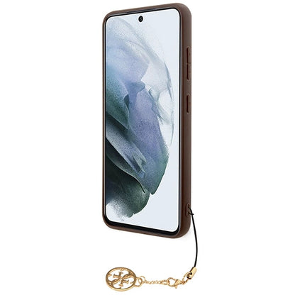 Guess 4G Charms Collection case for Samsung Galaxy A35 - brown_4