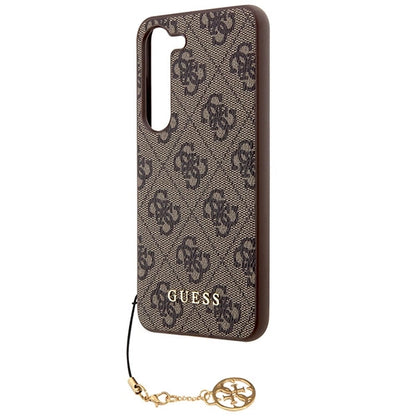 Guess 4G Charms Collection case for Samsung Galaxy A35 - brown_5