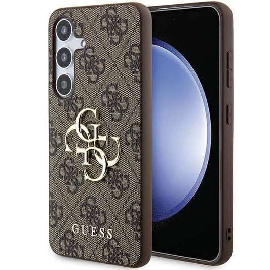 Guess 4G Big Metal Logo case for Samsung Galaxy A55 - brown_0