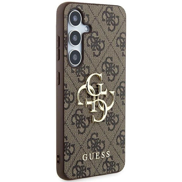 Guess 4G Big Metal Logo case for Samsung Galaxy A55 - brown_3