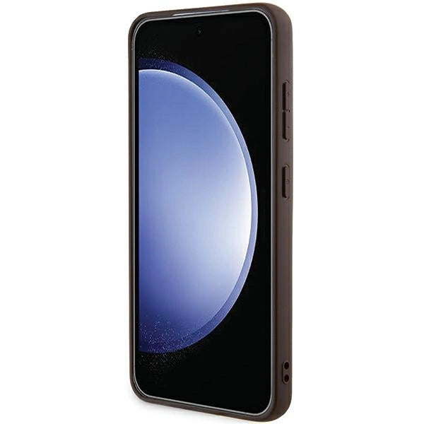 Guess 4G Big Metal Logo case for Samsung Galaxy A55 - brown_4