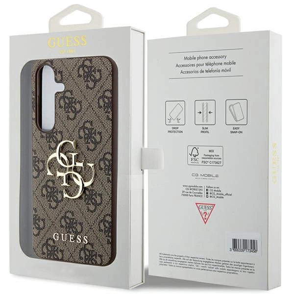 Guess 4G Big Metal Logo case for Samsung Galaxy A55 - brown_7