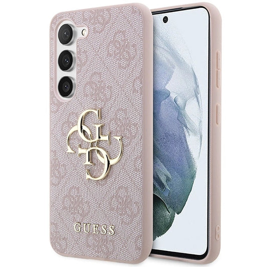 Guess 4G Big Metal Logo case for Samsung Galaxy A55 - pink_0