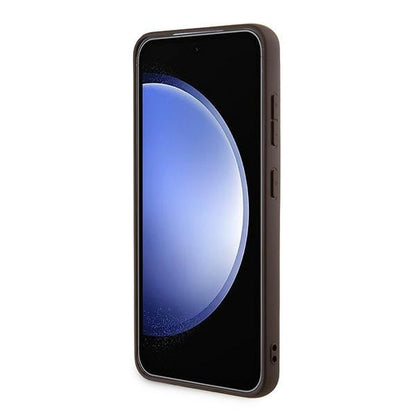 Guess 4G Metal Gold Logo case for Samsung Galaxy A35 - brown_4