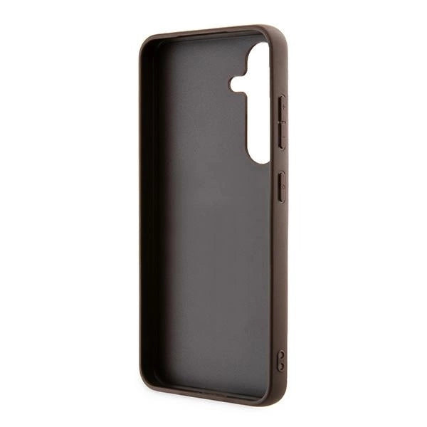 Guess 4G Metal Gold Logo case for Samsung Galaxy A35 - brown_6