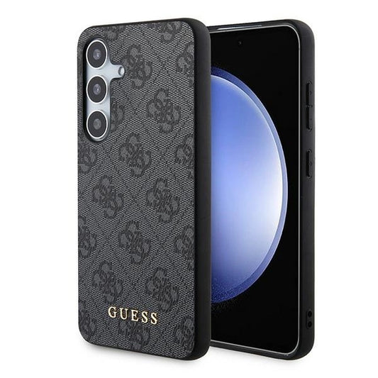 Guess 4G Metal Gold Logo case for Samsung Galaxy A35 - black_0
