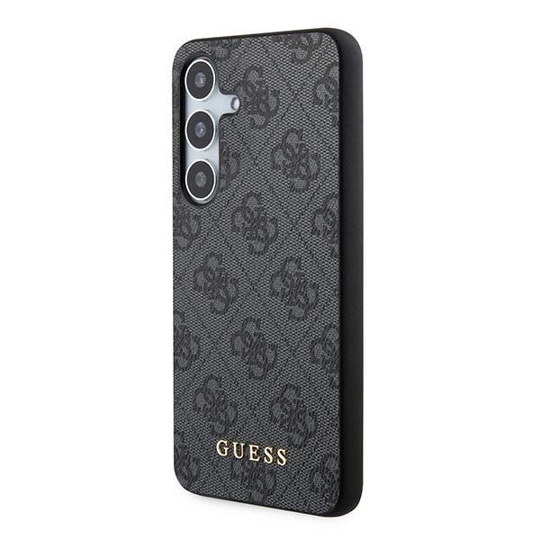 Guess 4G Metal Gold Logo case for Samsung Galaxy A35 - black_1