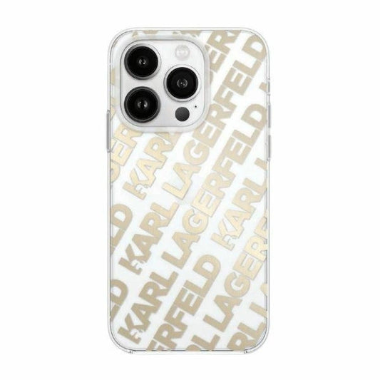 Karl Lagerfeld IML Fullover Logo case for iPhone 15 Pro Max - gold_0