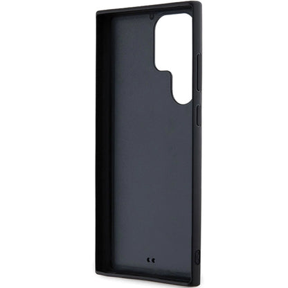 Karl Lagerfeld 3D Rubber Glitter Logo case for Samsung Galaxy S24 Ultra - black_5