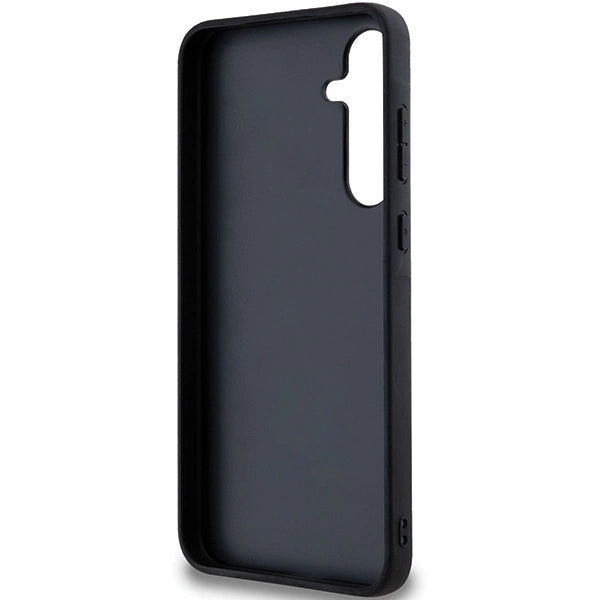 Karl Lagerfeld Fixed Glitter Ikonik Logo Metal Pin case for Samsung Galaxy A35 - black_6