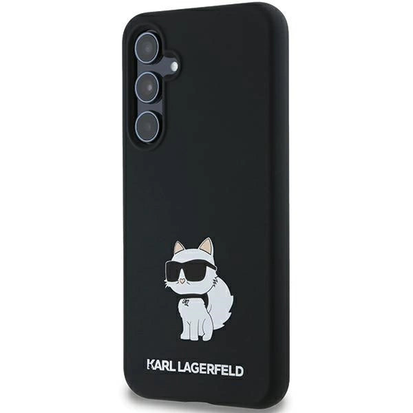 Karl Lagerfeld Silicone Choupette case for Samsung Galaxy A35 - black_1