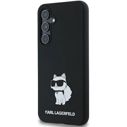 Karl Lagerfeld Silicone Choupette case for Samsung Galaxy A35 - black_1