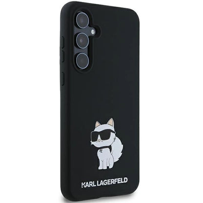 Karl Lagerfeld Silicone Choupette case for Samsung Galaxy A35 - black_3