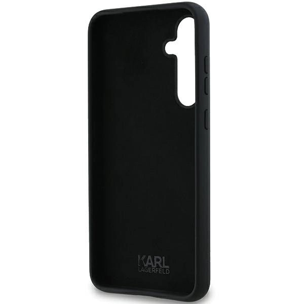 Karl Lagerfeld Silicone Choupette case for Samsung Galaxy A35 - black_6