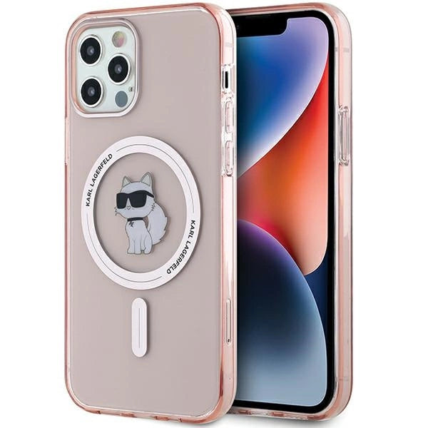 Karl Lagerfeld IML Choupette MagSafe case for iPhone 12/12 Pro - pink_0
