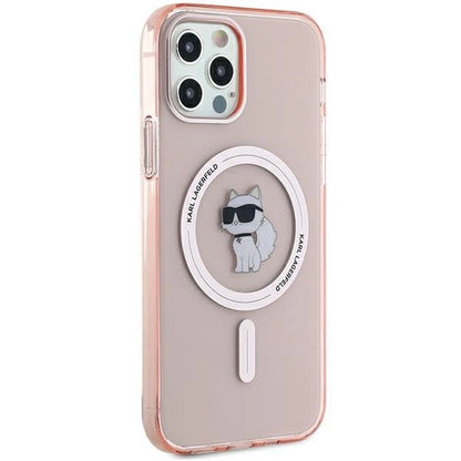 Karl Lagerfeld IML Choupette MagSafe case for iPhone 12/12 Pro - pink_2