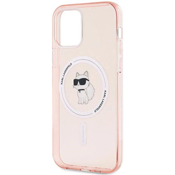 Karl Lagerfeld IML Choupette MagSafe case for iPhone 12/12 Pro - pink_4