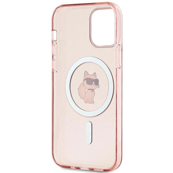 Karl Lagerfeld IML Choupette MagSafe case for iPhone 12/12 Pro - pink_5