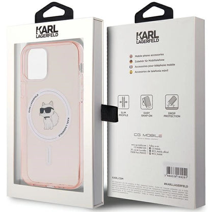 Karl Lagerfeld IML Choupette MagSafe case for iPhone 12/12 Pro - pink_6