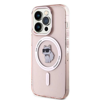 Karl Lagerfeld IML Choupette MagSafe case for iPhone 14 Pro Max - pink_1