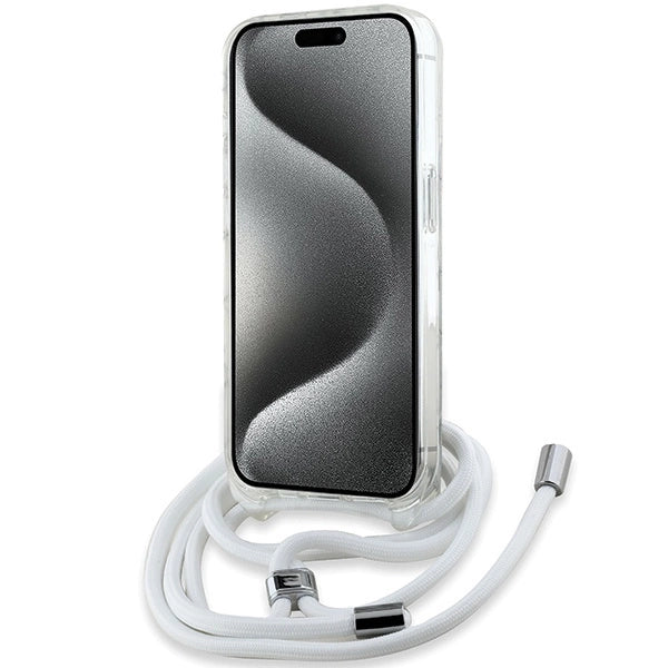 Karl Lagerfeld IML Choupette Head &amp; Cord MagSafe case for iPhone 15 Pro - transparent_3