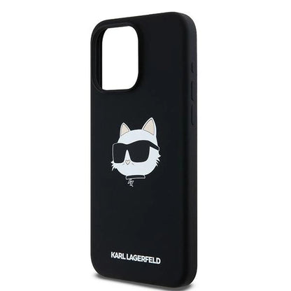 Karl Lagerfeld Silicone Choupette Head MagSafe case for iPhone 15 Pro - black_5