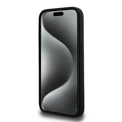 Karl Lagerfeld Silicone Karl&amp;Choupette MagSafe case for iPhone 15 Pro - black_4