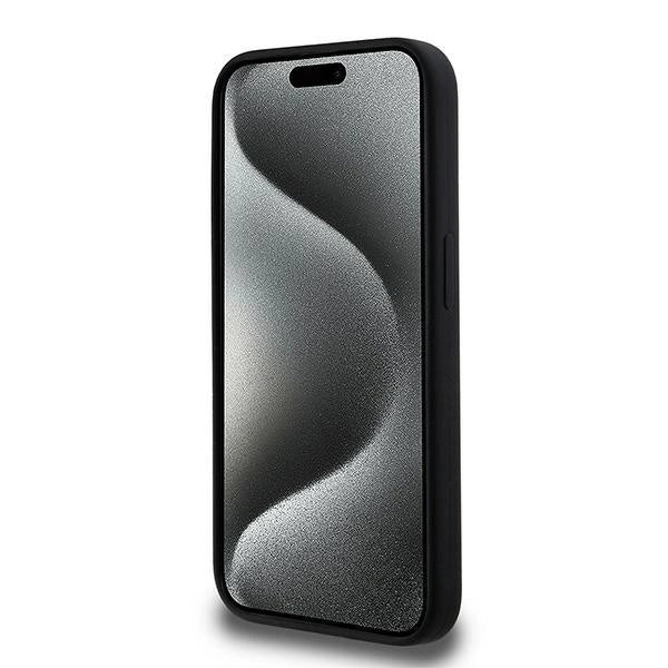 Karl Lagerfeld Silicone Karl&amp;Choupette MagSafe case for iPhone 15 Pro Max - black_4